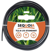 SEQUOIA Ліска косильна SEQUOIA TL2.0-L15-Standart 2.0мм 15м кругла (TL2.0-L15-STANDART)
