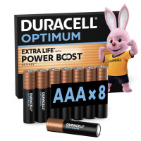 Батарейка Duracell Optimum AAA лужні 8 шт. в упаковці (5015602)