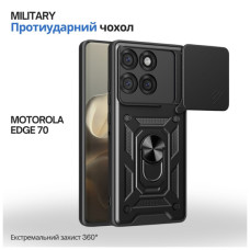 Чехол для мобильного телефона BeCover Military Motorola Edge 70 Black (715529)