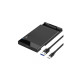 Карман внешний Ugreen USB 3.1 to 2.5" HDD/SSD US221 black (50743)