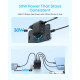 Зарядное устройство Anker 2xUSB-C + 2xUSB 50W black (A121EG11)
