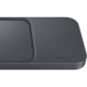 Samsung Wireless Charger Duo 15W with power adapter, dark grey (EP-P5400TBEGEU)