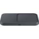 Samsung Wireless Charger Duo 15W with power adapter, dark grey (EP-P5400TBEGEU)
