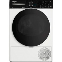 Whirlpool Сушильная машина  тепловой насос, 9 кг, A+++, 60 см, дисплей, люк черный, белый (WPB9XWBSUA)