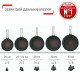 Tefal Сковорода Tefal Comfort Max, 20см, нержавіюча сталь, бакеліт, чорний (G7260244)