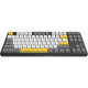 Клавиатура Ajazz AK870 V2 Flying Fish Switch USB UA Black/Grey/Yellow (AK870-V2-FF-BGY)