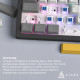 Клавиатура Ajazz AK870 V2 Flying Fish Switch USB UA Black/Grey/Yellow (AK870-V2-FF-BGY)