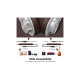 Наушники OneOdio Fusion A70 Bluetooth+3,5мм/6,35мм Silver/Brown (A70 Silver Brown)
