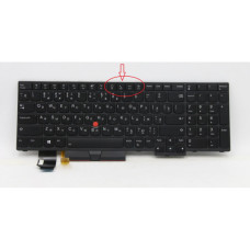 Клавиатура ноутбука Lenovo ThinkPad T15 Gen1/Gen2 черн с черн с подсв ТП UA (A46204)