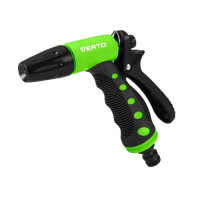 Verto hand sprinkler, pistol, 1/2 -3/4 , 2 functions, adjustable water pressure/cut, two-component holder (15G718)