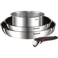 Tefal Набір посуду Tefal Ingenio Cook Eat, 4предмети, нержавіюча сталь, бакеліт, сталевий (L881S404)