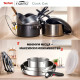 Tefal Набір посуду Tefal Ingenio Cook Eat, 4предмети, нержавіюча сталь, бакеліт, сталевий (L881S404)
