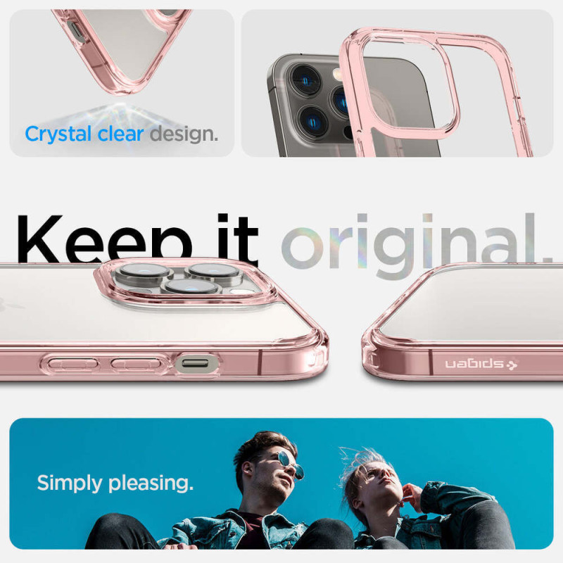 Spigen iPhone 14 Pro Max Ultra Hybrid, Rose Crystal