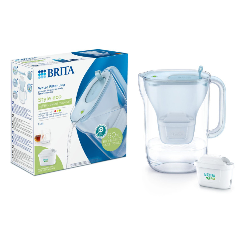 Brita Фильтр-кувшин Style LED MXPro 2.4л (1.4л очищенной воды) синий (1052807)