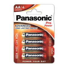 Panasonic Battery PRO POWER Alkaline AA blister, 4 pcs. (LR6XEG/4BP)