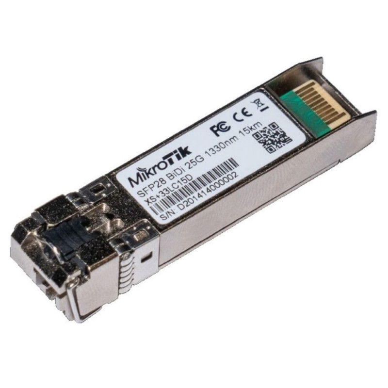 MikroTiK Pair of SFP28-Tranceivers MikroTik XS+2733LC15D 1/10/25G 15km 1270nm + 1330nm