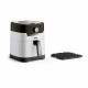 Tefal air fryer EasyFry&Grill, 1550W, bowl-4.2l, mechanical control, plastic, grey (EY501A10)