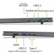 Acer Ноутбук Acer Aspire 16 A16-52M 16  WUXGA+ OLED, Intel U7-258V, 32GB, F1TB, UMA, Lin, сірий (NX.JS7EU.003)
