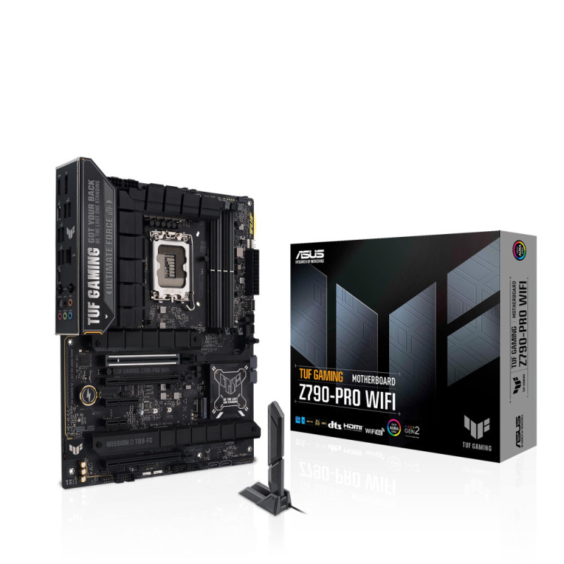 ASUS TUF GAMING Z790-PRO WIFI s1700 Z790 4xDDR5 M.2 HDMI DP Wi-Fi BT ATX (90MB1FJ0-M0EAY0)