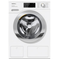 Miele WEI 865 WPS WM front load, 9kg, 1600, A+++, 63.6cm, display, invertor, autodose, сhrome door, white (11EI8656UA)