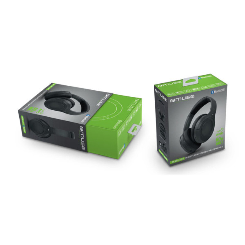 Наушники Muse M-295 ANC Wireless Black (M-295 ANC)