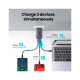 Зарядное устройство Ugreen 2xUSB-C + 1xUSB 65W GaN gray (10335)