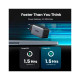 Зарядное устройство Ugreen 2xUSB-C + 1xUSB 65W GaN gray (10335)
