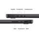 Ноутбук Apple MacBook Pro 14 A3434 M5 Space Black (MDE14UA/A)