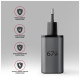Зарядное устройство AXAGON 1xUSB-C PD67W + 1xUSB QC4+ PPS gray (ACU-PQ67)