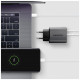 Зарядное устройство AXAGON 1xUSB-C PD67W + 1xUSB QC4+ PPS gray (ACU-PQ67)