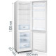 Gorenje Холодильник з нижн. мороз. камерою, 180х55х56см, 2 дв., Х- 198л, М- 66л, A+++, ST, Білий (RK418DPW4)