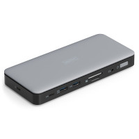 Digitus Док-станція USB-C > 2xHDMI/DP/2xUSB-A/USB-C/SD/MicroSD/RJ54/DC/Audio (DA-70917)
