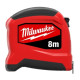 Milwaukee Рулетка Milwaukee SLIMLINE, 8мх25мм з фіксатором змотування, АБС-пластик (4932498785)