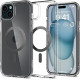 Spigen Чехол для Apple iPhone 15 Ultra Hybrid MagFit, Carbon Fiber (ACS06805)
