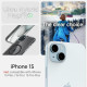 Spigen Чехол для Apple iPhone 15 Ultra Hybrid MagFit, Carbon Fiber (ACS06805)