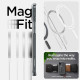Spigen Чехол для Apple iPhone 15 Ultra Hybrid MagFit, Carbon Fiber (ACS06805)