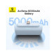 Батарея универсальная Baseus Compact 4900mAh 20W Lightning, White (PPWC05I) (P10068304212-00)