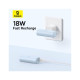 Батарея универсальная Baseus Compact 4900mAh 20W Lightning, White (PPWC05I) (P10068304212-00)