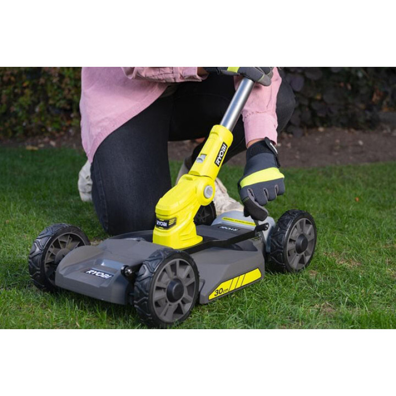 Ryobi Триммер-газонокосилка аккумуляторная ONE+ RY18LMC30A-0 18В 30см высота 38-75мм EasyEdge телескоп.штанга 6.4кг без АКБ и ЗУ (5133005917)