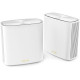 ASUS Router ZenWiFi XD6 2PK white AX5400 1xGE LAN 3x1GE WAN WPA3 OFDMA MESH (90IG06F0-MO3R40)