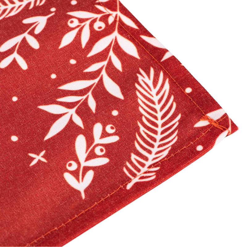 ARDESTO Runner Happy Holidays, 40х140cm, 90% polyester, 10% cotton, red (ART01HR)
