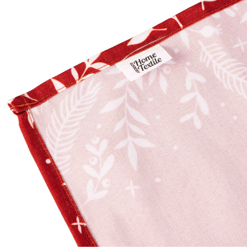 ARDESTO Runner Happy Holidays, 40х140cm, 90% polyester, 10% cotton, red (ART01HR)