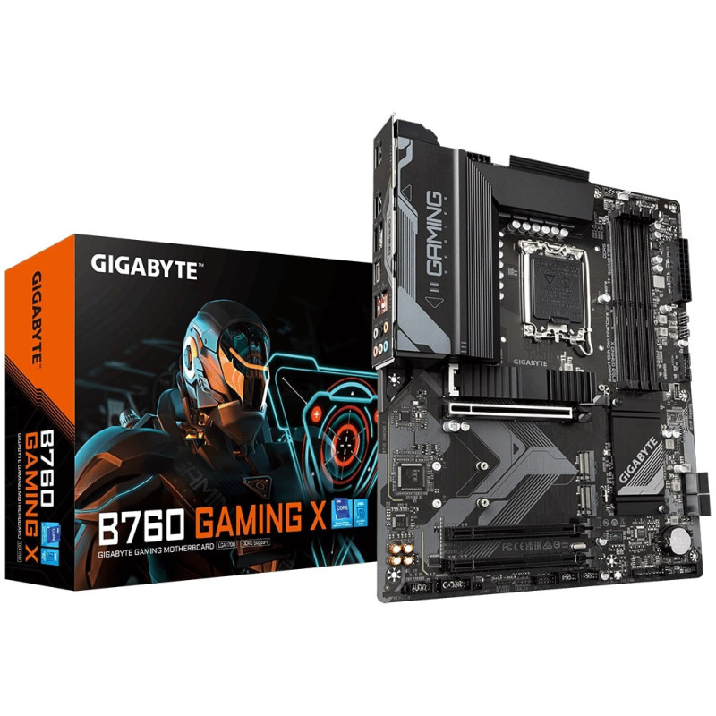 Gigabyte Motherboard B760 GAMING X s1700 B760 4xDDR5 M.2 HDMI DP ATX (B760_GAMING_X)