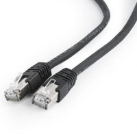 Патч-корд 0.5м FTP cat 6 CCA black Cablexpert (PP6-0.5M/BK)
