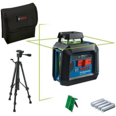 Bosch Нівелір лазерний Professional GLL2-20G + BT150 до 10м, ±0.2мм/м, 4AAx1.5В, штативі, чохол, 0.62кг (0.601.065.001)