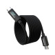 Дата кабель USB-C to USB-C 1.2m PD100W digital display silicone Choetech (XCC-1064)