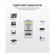 Коннектор RJ45 UTP Cat.6 Modular 10 шт. Vention (IDDR0-10)