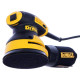 DeWALT Шліфмашина ексцентрикова 280Вт 8000-12000об·хв 125мм амплітуда 2.6мм 1.28кг (DWE6423)