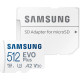 Samsung Карта пам'яті microSDXC 512GB C10 UHS-I R100MB/s Evo Plus + SD (MB-MC512SA/EU)