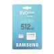 Samsung Карта пам'яті microSDXC 512GB C10 UHS-I R100MB/s Evo Plus + SD (MB-MC512SA/EU)